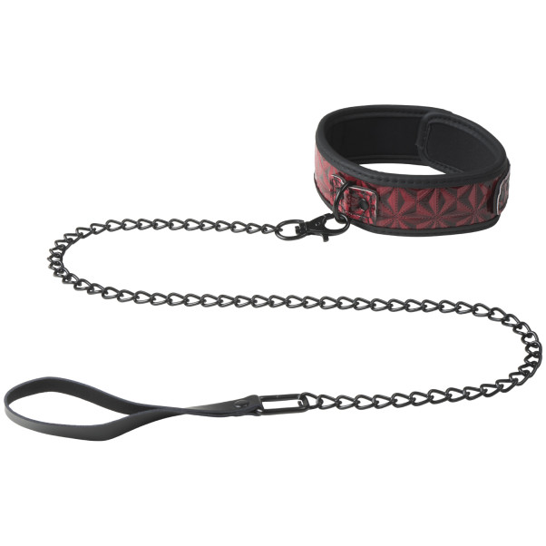 Master Series Crimson Tied Halsband met Riem