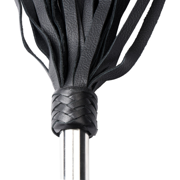Zado Broad Leren Flogger met Stalen Handvat 55 cm
