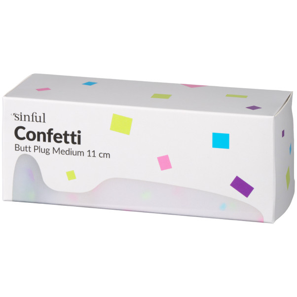 Sinful Confetti Buttplug Medium