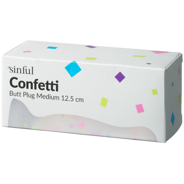 Sinful Confetti Buttplug Medium