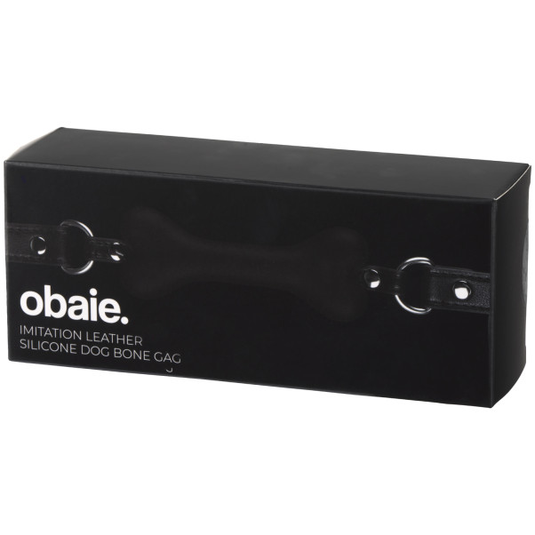 obaie Kunstleren Dog Bone Gag