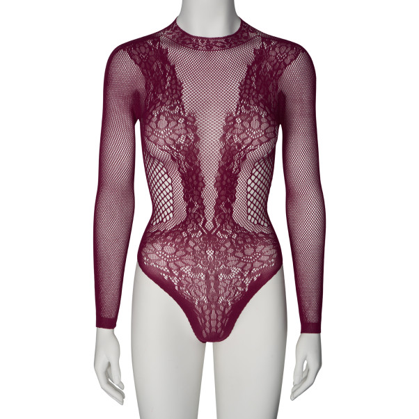 NORTIE Clover Bordeaux Kruisloze Bodystocking