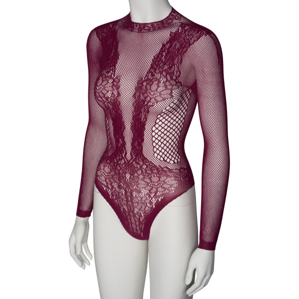 NORTIE Clover Bordeaux Kruisloze Bodystocking