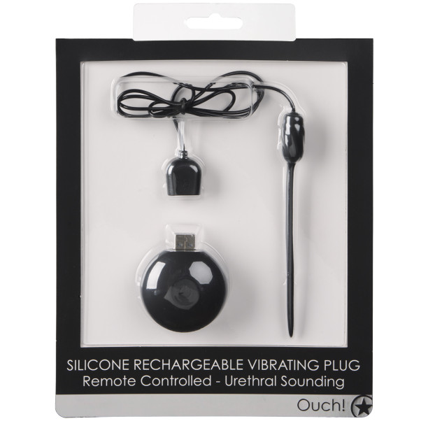 Ouch! Vibrerende Penisplug met Afstandsbediening