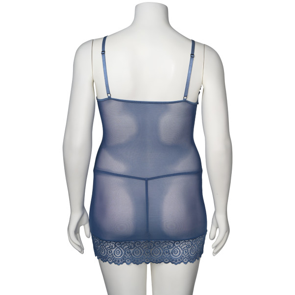 NORTIE Morning Glory Night Blue Babydoll Set Plus Size