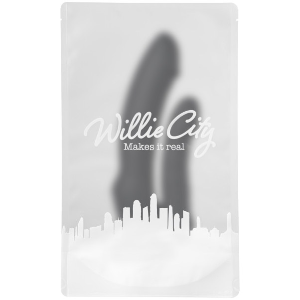 Willie City Realistische Vibrerende Dubbele Dildo met Zuignap 19,4 cm