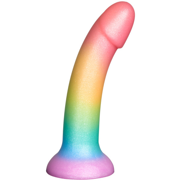 baseks Colour-mix Siliconen Dildo met Zuignap 18 cm