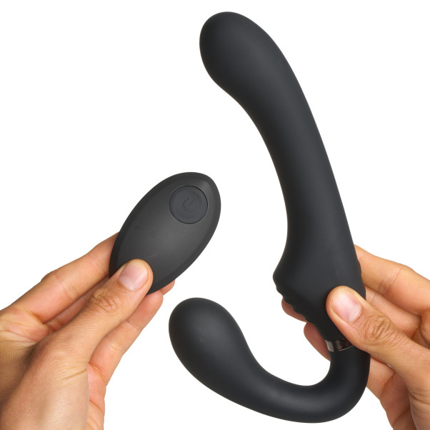 Sinful Couple's Oplaadbare Strap-on Dildo met Afstandsbediening
