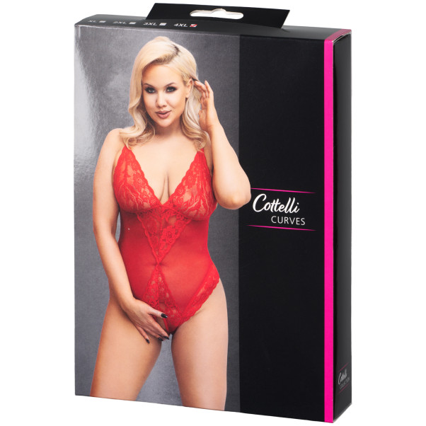 Cottelli Curves Red Kruisloze Body Plus Size