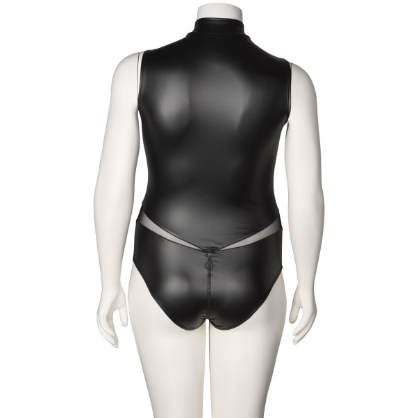 NORTIE Fetish Wetlook Kruisloze Body Plus Size