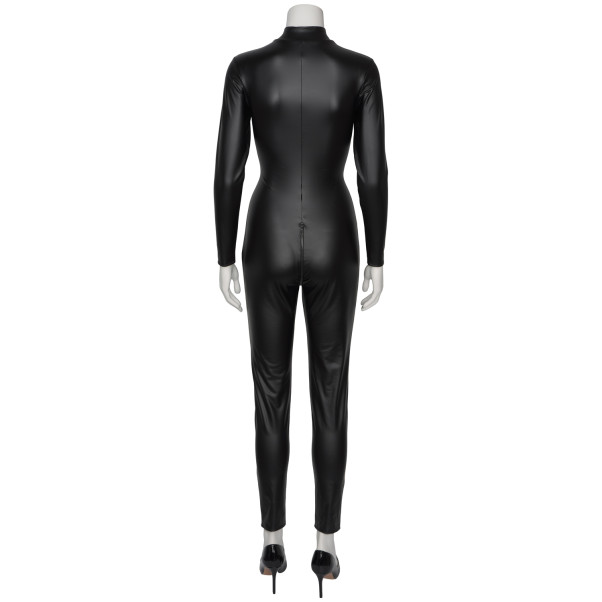 NORTIE Fetish Wetlook Kruisloze Catsuit