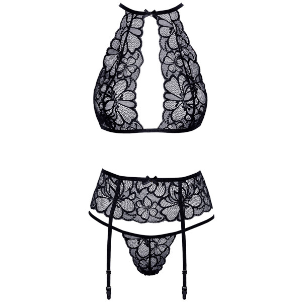 kissable Kanten Halternek Lingerie Set