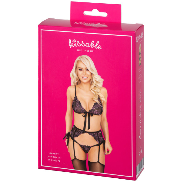 kissable Floral BH en Jarretel Set