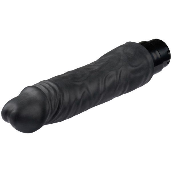 Willie City Luxe Zwarte Realistische Multispeed Dildo Vibrator 22,5 cm