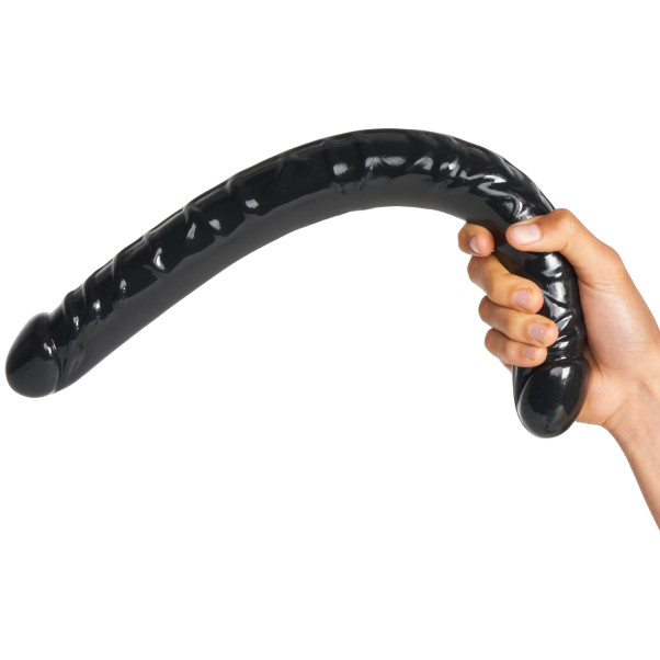 Willie City Black 2-Way Realistische Dubbele Dildo 43 cm