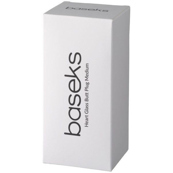 baseks Heart Glazen Buttplug Medium