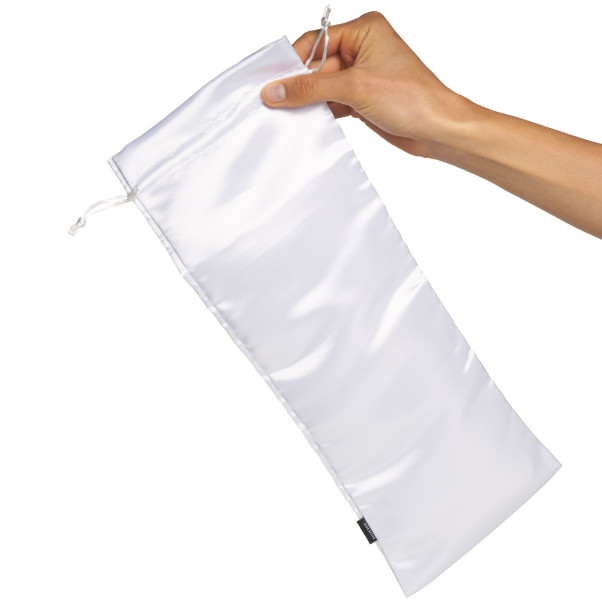 Sinful White Satin Toy Bag Large
