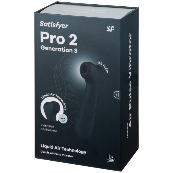 Satisfyer Pro 2 Generation 3 Black Liquid Air Luchtdruk Vibrator