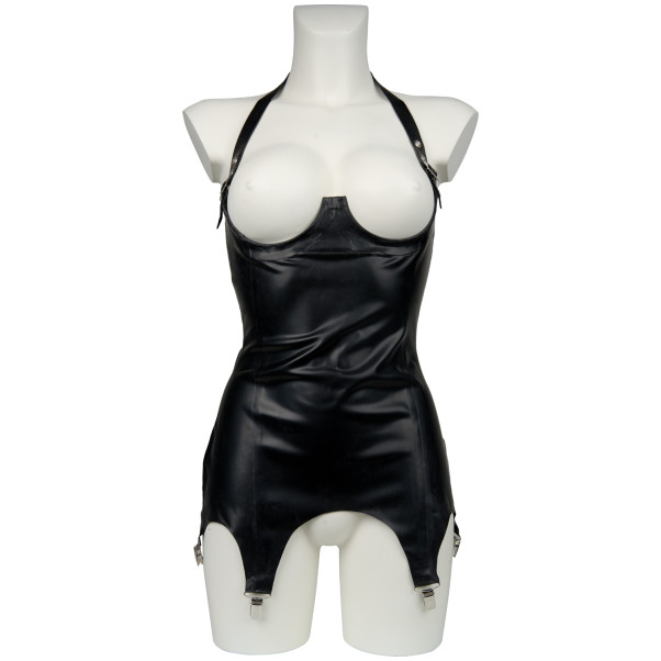 Late X Latex Haltertop met Jarretels