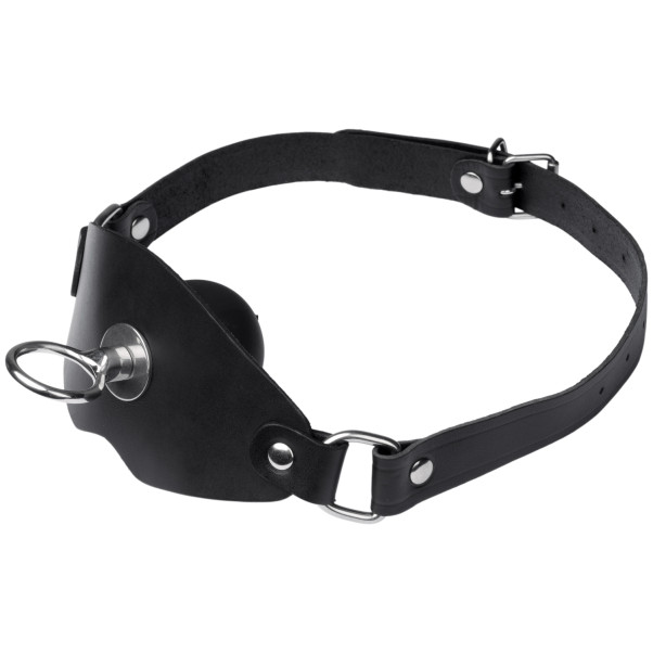 Black Label Super Leren Ballgag met O-ring