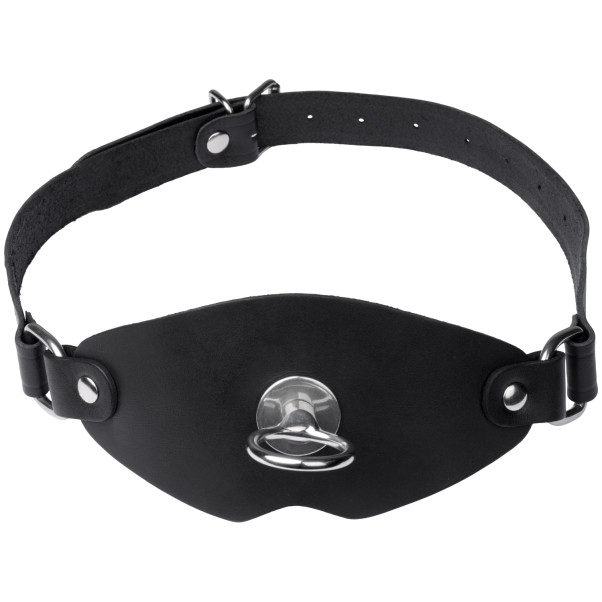 Black Label Super Leren Ballgag met O-ring