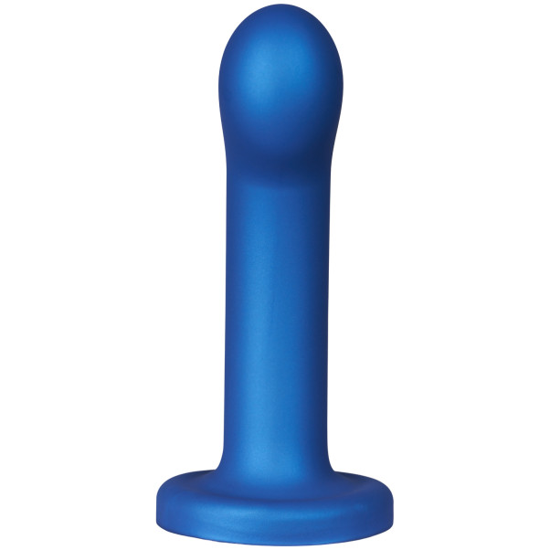 baseks Metallic Blue G-Spot Dildo met Zuignap 14,1 cm