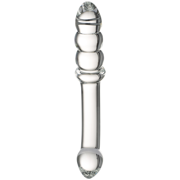 Sinful Ribbed Glazen Dildo