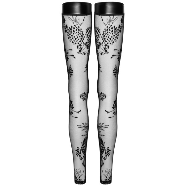 Noir Handmade Kanten Jarretelkousen