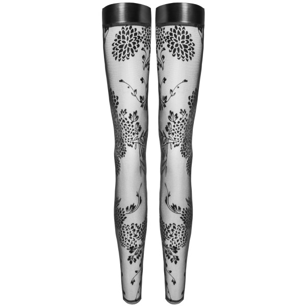 Noir Handmade Kanten Jarretelkousen