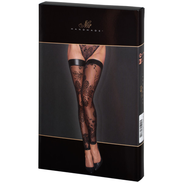 Noir Handmade Kanten Jarretelkousen