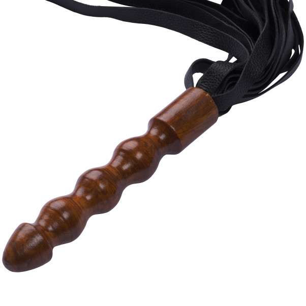 Zado Leren Flogger met Houten Handvat 69 cm