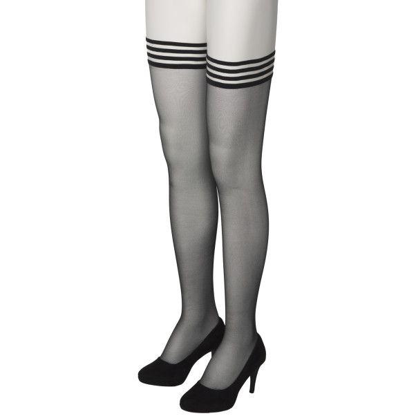 NORTIE Black Arrows Hold-up Kousen Met Achternaad