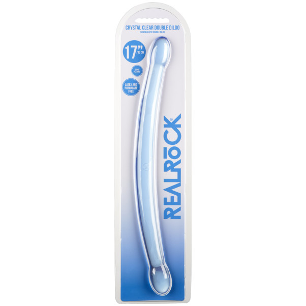 Realrock Kristalheldere Dubbele Dildo 42 cm