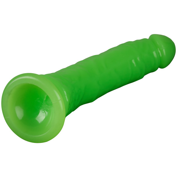 Realrock Glow in the Dark Slim Dildo met Zuignap 16 cm