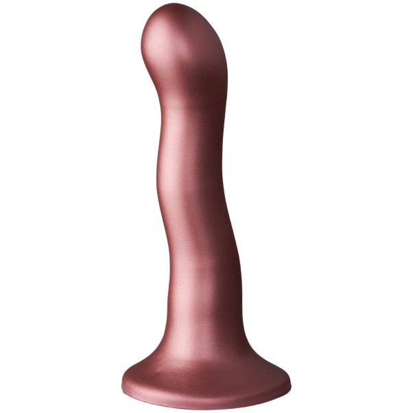 Ouch! Ultra Soft Siliconen Curvy G-Spot Dildo met Zuignap 17 cm
