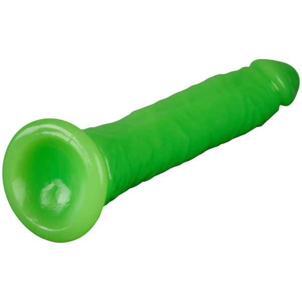 Realrock Glow in the Dark Slim Dildo met Zuignap 20 cm