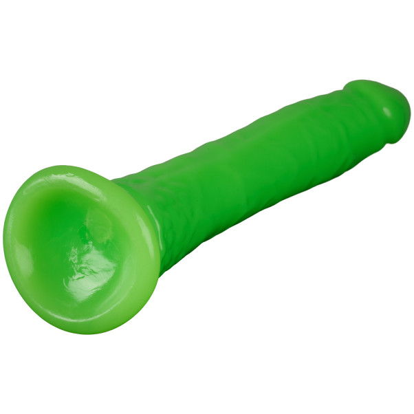 Realrock Glow in the Dark Slim Dildo met Zuignap 23 cm