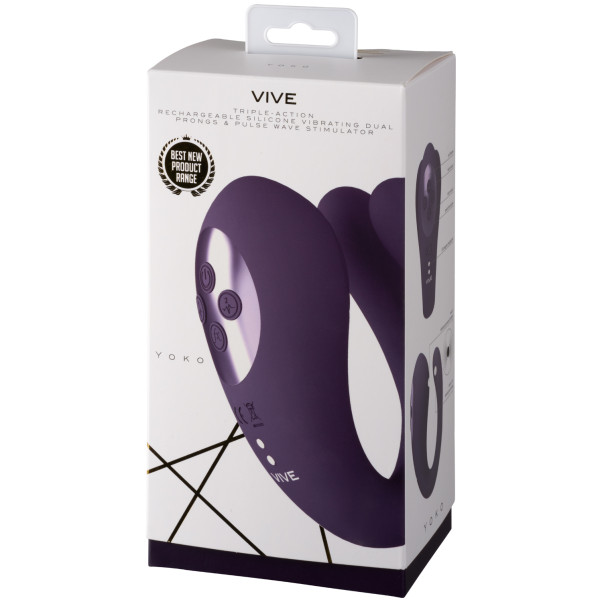 Vive Yoko Triple Action Vibrator met Clitorale Pulsgolf