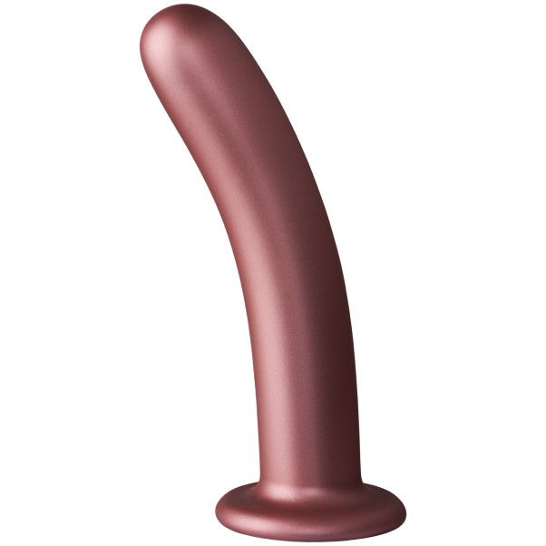 Ouch! Smooth Siliconen G-Spot Dildo met Zuignap 17 cm