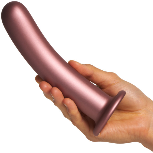Ouch! Smooth Siliconen G-Spot Dildo met Zuignap 17 cm