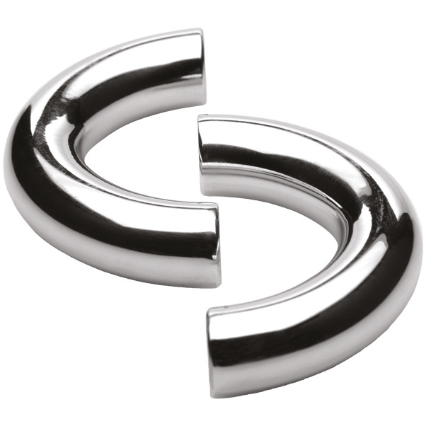 Master Series Mega Magnetize Roestvrijstalen Magnetische Cockring