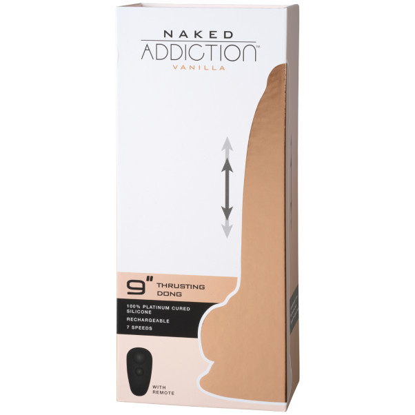 Naked Addiction Stotende Dildo met Zuignap 23 cm