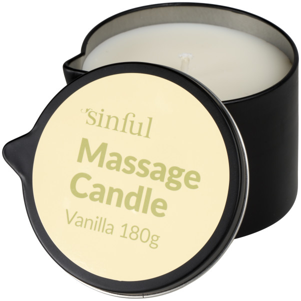 Sinful Vanilla Massagekaars 180 g