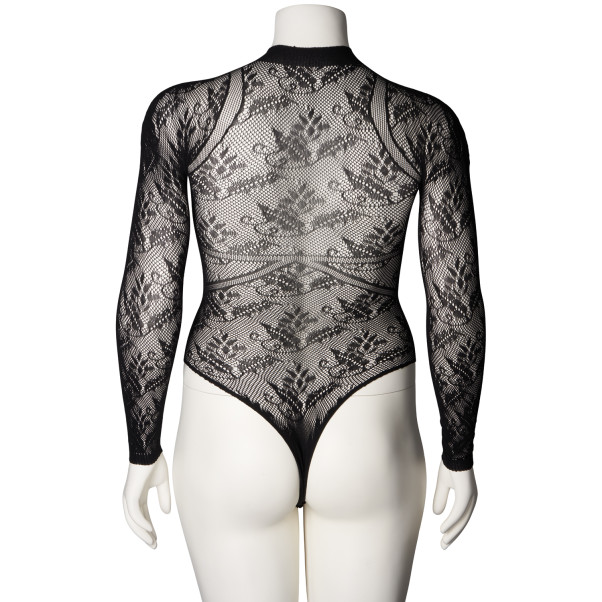 NORTIE Lotus Bodystocking met Simili Steentjes Plus Size