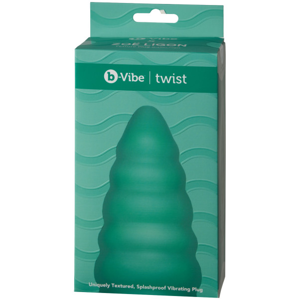 B-Vibe Twist Textured Vibrerende Buttplug
