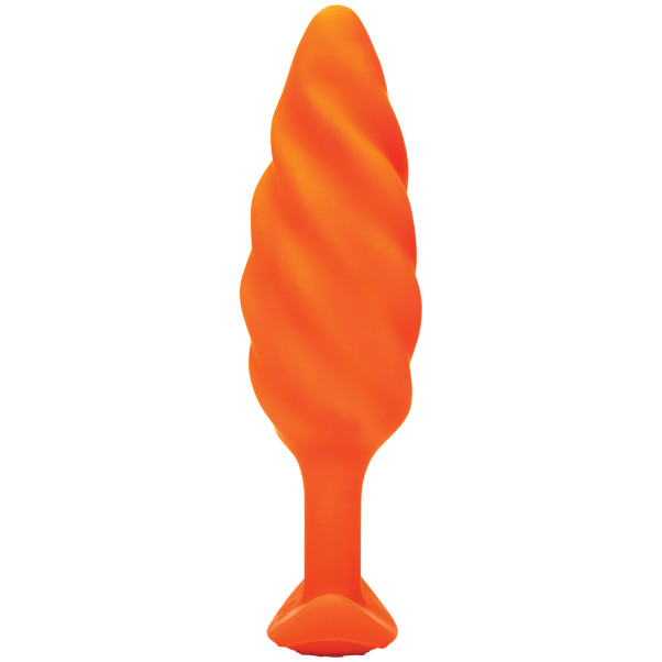 B-Vibe Swirl Textured Vibrating Anal Plug - 29024