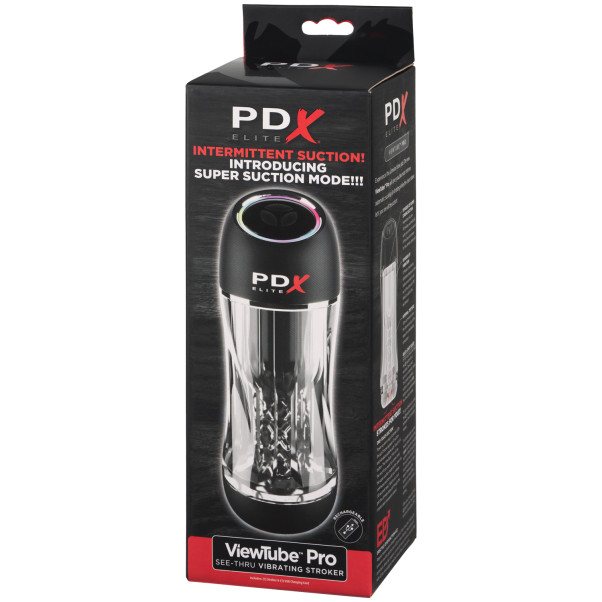 PDX Viewtube Pro See-Thru Vibrerende Stroker