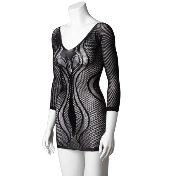 NORTIE Signe Mini Jurk met Lange Mouwen