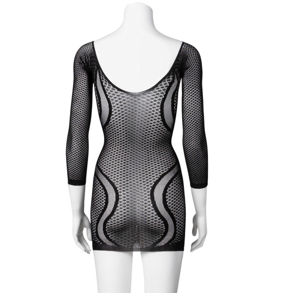 NORTIE Signe Mini Jurk met Lange Mouwen