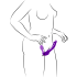 Tantus Feeldoe Classic originele strap-on paars